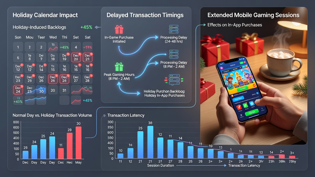 Mobile Transaktionsflüsse bei Blackjack, Slots und Live-Poker während Feiertagen