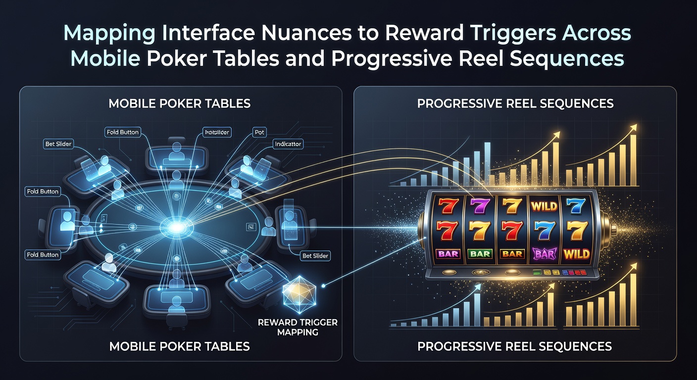 Mobile Poker-Tisch mit progressiven Slot-Elementen und Interface-Steuerungen
