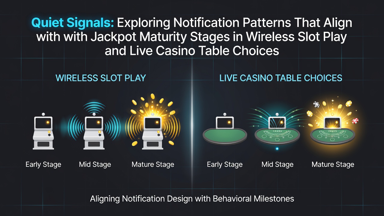 Darstellung von Benachrichtigungsmustern in Casino-Apps mit Fokus auf Slot-Jackpots und Live-Tische