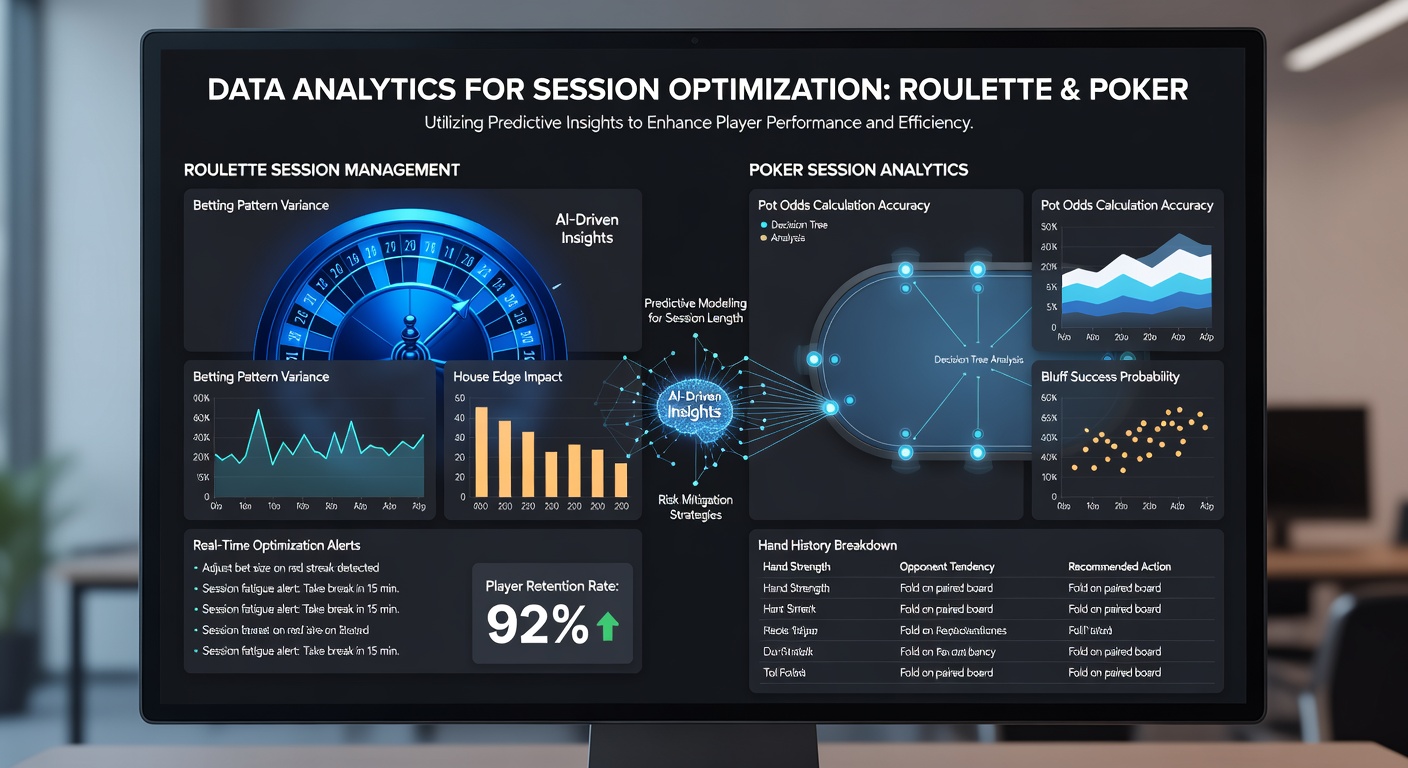 Analytische Visualisierungen von Funding-Optionen und Session-Optimierung bei Roulette und Poker