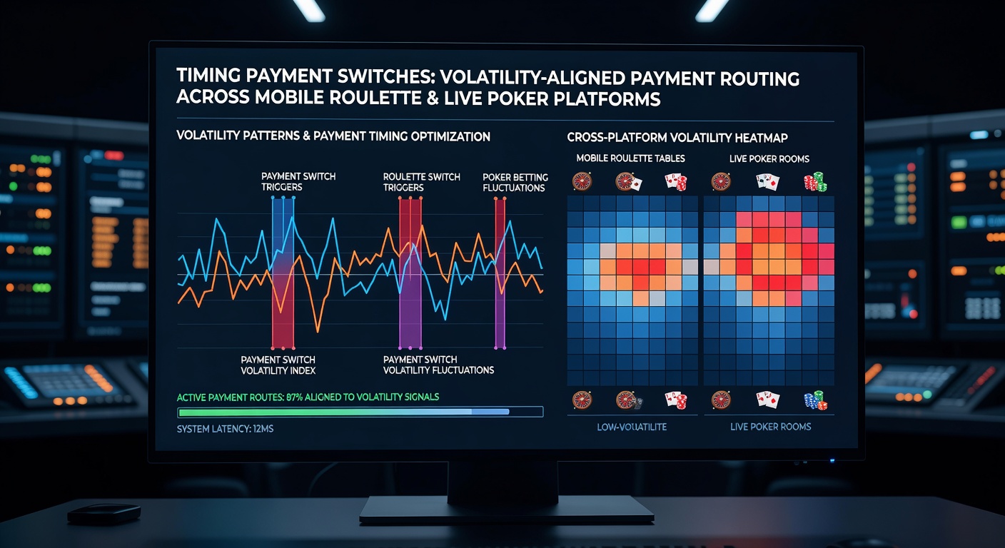 Slot-Jackpot-Anzeige mit Volatilitätskurven und Zahlungsoptionen auf einem Smartphone